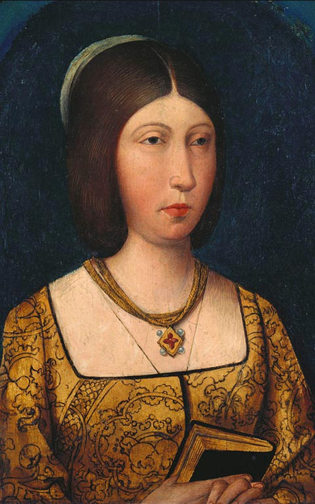 Isabelle de Castille par l'école espagnole entre 1470 et 1520 (collection royale britannique)
