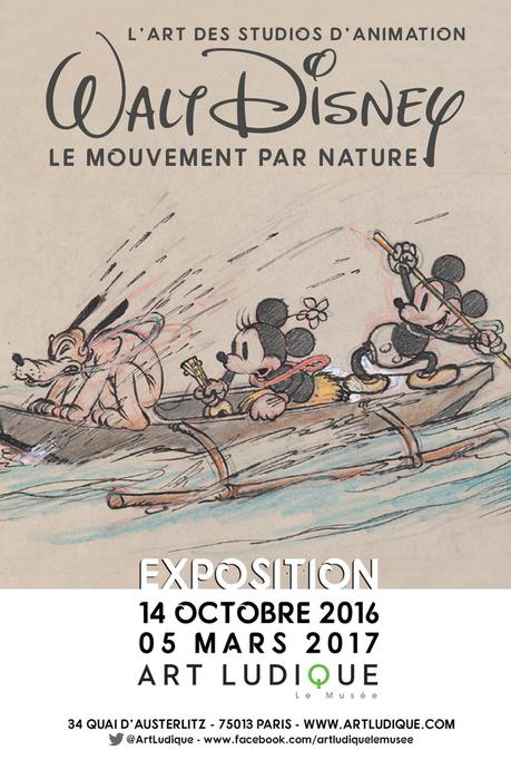 Exposition 'L'Art des Studios d'Animation Walt Disney' au Musée Art Ludique dès le 14 octobre 2016