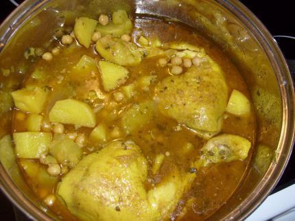 Cuisine Marocaine–Tajine poulet aux Carottes « Tfarhida