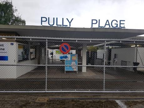 Entrée de Pully Plage, le matin du 17 septembre 2016