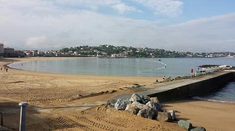 La grande plage de Saint Jean-de-Luz, en fin de matinée, le 20 septembre 2016