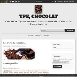 bienfaits du chocolat tpe TPE 1ere S bienfaits des barres de chocolats et des boissons energetiques