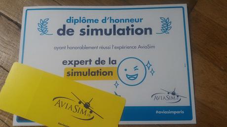 J’ai testé le simulateur de vol AviaSim ! test aviasim avis diplome