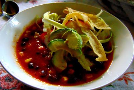 Soupe pozole végétale Soupe pozole végétale