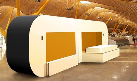 Cette cabine va vous permettre de faire la sieste à l’aéroport