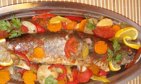 cuisine marocaine poisson au four
