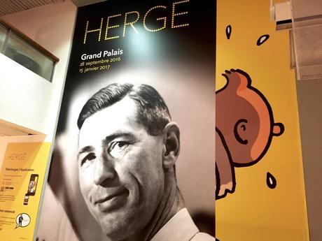 Les aventures d’Hergé et Tintin au Grand Palais