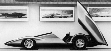 Chevrolet Astro 1 Concept de 1967, sketch d’étude.