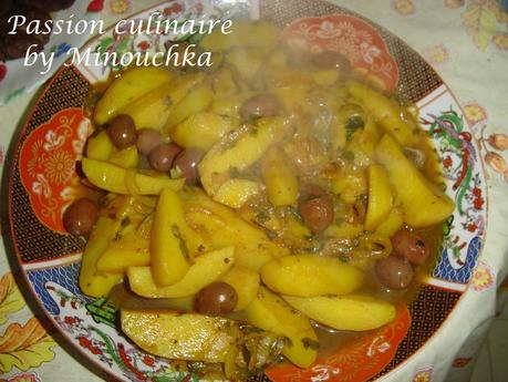 la cuisine marocaine tajine poulet citron Tagine de poulet express ou Tajine express Recette de A à Z : une des