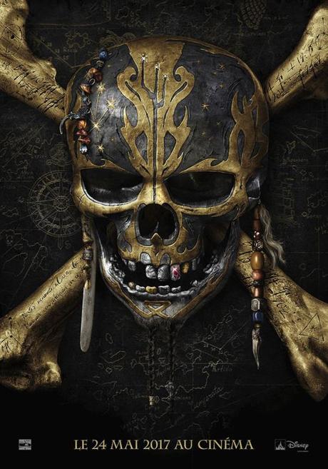 Un premier trailer pour Pirates des Caraïbes 5 : la vengeance de Salazar Affiche pirate des caraïbes 5