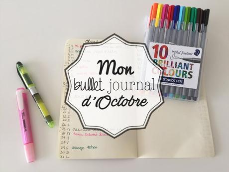 Bullet Journal : mon mois d’Octobre 2016