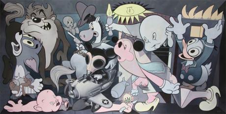 inspirationsgraphiques-ron-english-guernica-popaganda-pablo-picasso-pop-culture-allouche-gallery-04