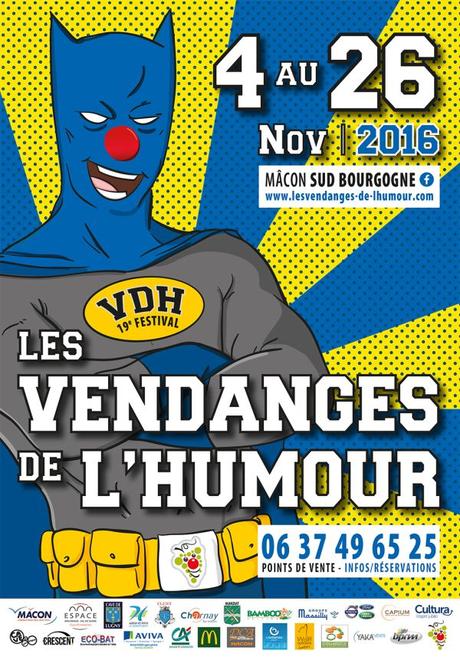 Avis aux Bourguignons : La 19ème édition du Festival des Vendanges de l’Humour est dans les starting blocks