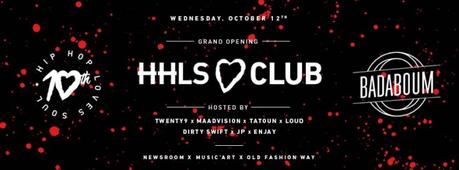 HHLS Club Grand openning hip hop love soul flyer