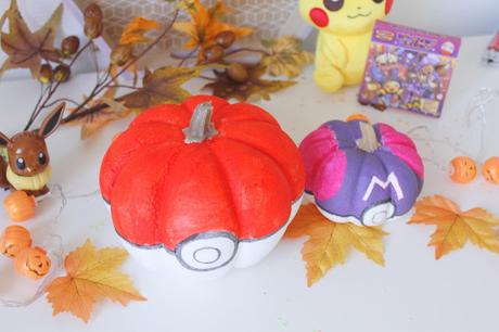 DIY : Pokeball Pumpkin ! ♥