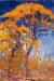 1908, Piet Mondrian : Deux arbres au feuillage orange