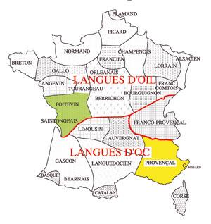 carte des langues régionales en france