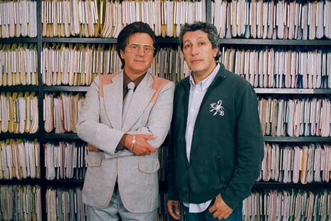 Daniel Auteuil et Alain Chabat. Studio Canal
