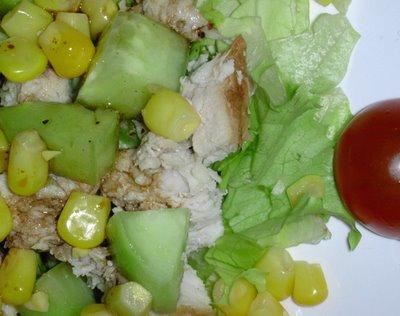 Légume vedette la salade : Salade de poulet à la vinaigrette de mandarines