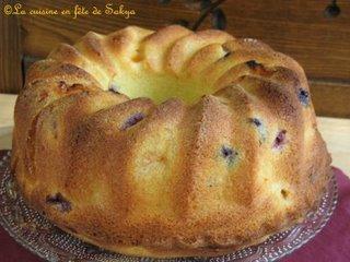 Gâteau Bundt Abricot, Framboises et Bleuets ..pur délice!!