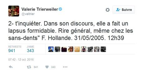 "Les sans-dents&quot;, dévoilé Valérie Trierweiler
