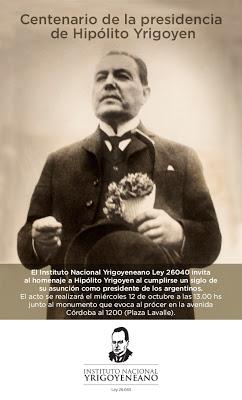 Il y a cent ans aujourd'hui, Yrigoyen devenait président de l'Argentine [Actu]