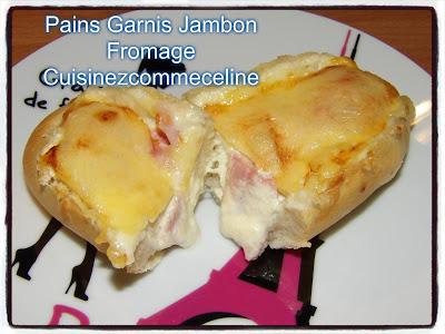 Pains Garnis Jambon Fromage