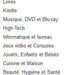 L’affiliation Amazon : une valeur sûre Catégories de produits Amazon