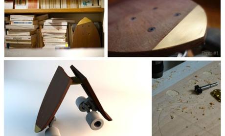 Skëtt Pocket : skateboard pliable fait en bois