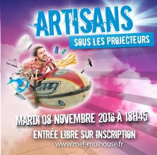 Artisans sous les projecteurs : Rendez-vous le 8 novembre prochain à Mulhouse !