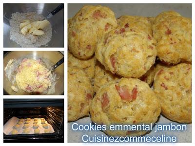 Cookies Emmental Jambon Cookies Emmental Jambon