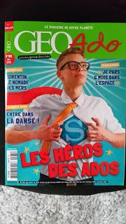 Ce héros dans GEO Ado ! Ce héros dans GEO Ado !