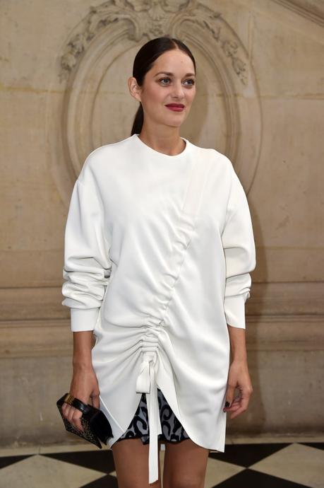 PARIS, FRANCE - SEPTEMBER 30:  Marion Cotillard attends the Christian Dior show of the Paris Fashion Week Womenswear  Spring/Summer 2017  on September 30, 2016 in Paris, France.  (Photo by Pascal Le Segretain/Getty Images for Dior)