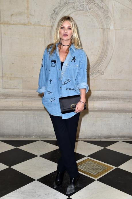 PARIS, FRANCE - SEPTEMBER 30:  Kate Moss attends the Christian Dior show of the Paris Fashion Week Womenswear  Spring/Summer 2017  on September 30, 2016 in Paris, France.  (Photo by Pascal Le Segretain/Getty Images for Dior)