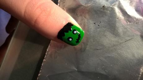Nail Art Frankeinstein 4 Nail Art Frankeinstein 4