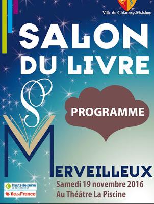 Mon prochain salon : le 19 novembre à Châtenay-Malabry [ici]