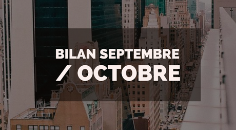 BILAN SEPTEMBRE / OCTOBRE 2016 - Livres, séries, musiques