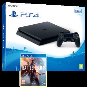 Bon Plan – Console PS4 Slim (500Go) + Battlefield 1 ou Fifa 17 + jeu bonus à 265.99€ – Shopto Bon Plan – Console PS4 Slim (500Go) + Battlefield 1 ou Fifa 17 + jeu bonus à 265.99€ – Shopto