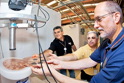The Princeton Plasma Physics Laboratory team that invented a new way to produce technetium 99m