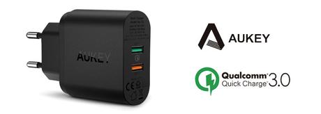 Chargeur secteur USB Aukey