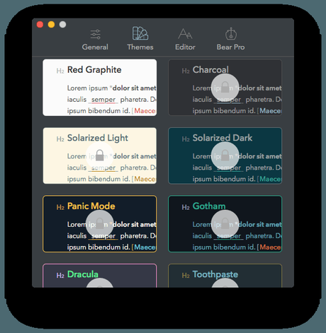 Bear l’éditeur de texte multiplateforme élégant Bear l’éditeur de texte multiplateforme élégant