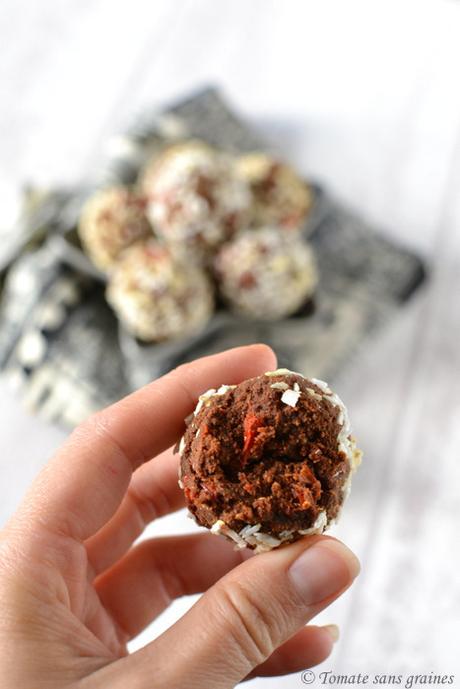 Cake balls sans cuisson {choco - coco - baies de goji} Cake balls / Energy balls