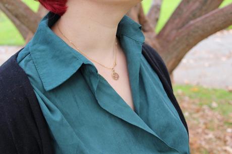 Green is the new black blog-mode-nantes-detail-col-robe-chemise-verte-shein