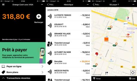 Apple Pay : Orange Cash disponible sur l’App Store iPhone orange-cash-iphone