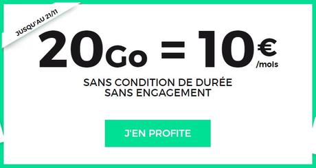 SFR RED : un forfait 4G 20 Go à 10€/mois à vie ! red-by-sfr-promo-20go-10-euros