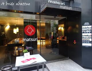 Si on aime manger japonais on court chez Matsuri
