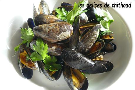 moules pimentées à l'ail moules pimentées à l'ail