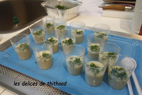 VELOUTE D'ECHALOTES AUX CRÊPES DE BLE NOIR (SALON OHH LA VACHE) VELOUTE D'ECHALOTES AUX CRÊPES DE BLE NOIR (SALON OHH LA VACHE)