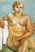 1922, Giorgio de Chirico : Femme nue 1922, Giorgio de Chirico : Femme nue