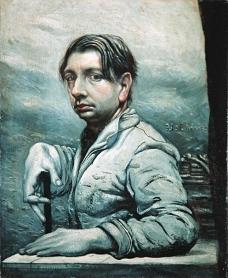 1924-25, Giorgio de Chirico : Autoportrait 1924-25, Giorgio de Chirico : Autoportrait